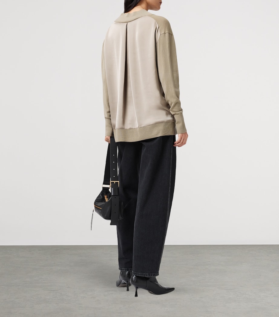 Wool Bern Sweater TAUPE GREY Image 4