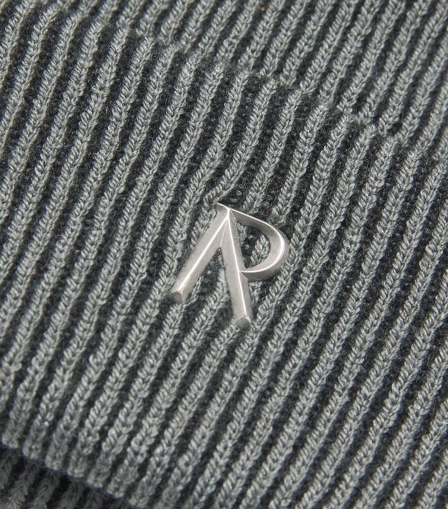 Rib Knit Beanie VINTAGE GREY Image 3