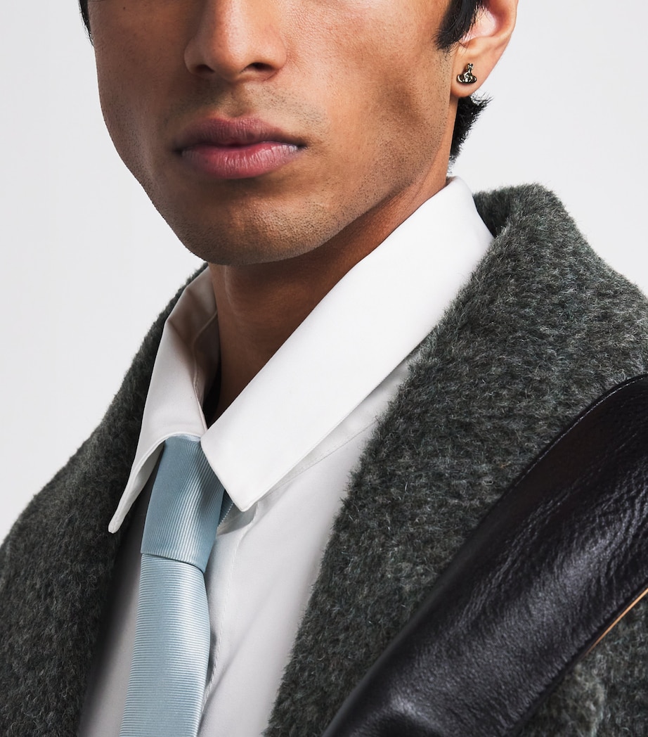 Nano Solitaire Single Earring S108 RUTHENIUM BLACK Image 2