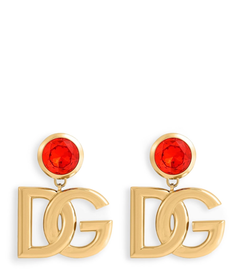 Dolce&Gabbana D&G Logo Earrings Arancione Image 1