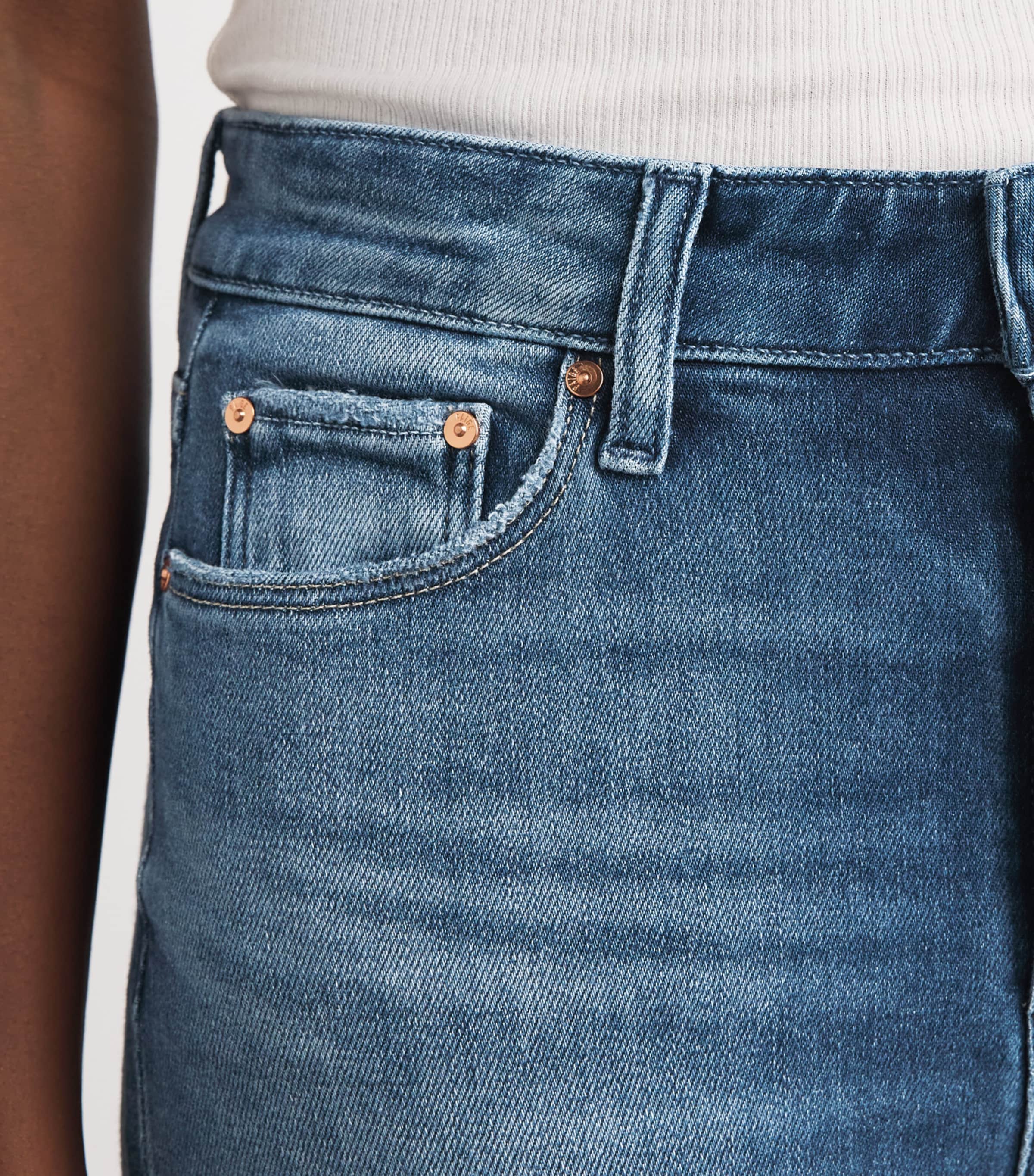 PAIGE Womens Gemma Skinny Jeans Showtime Image 3