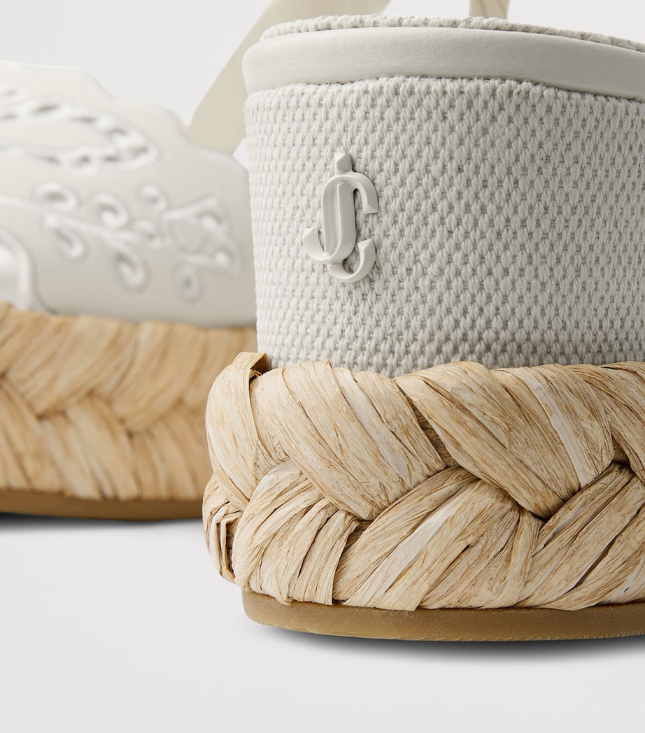 Arlee 60 Leather Wedge Sandals LATTE/NATURAL Image 3