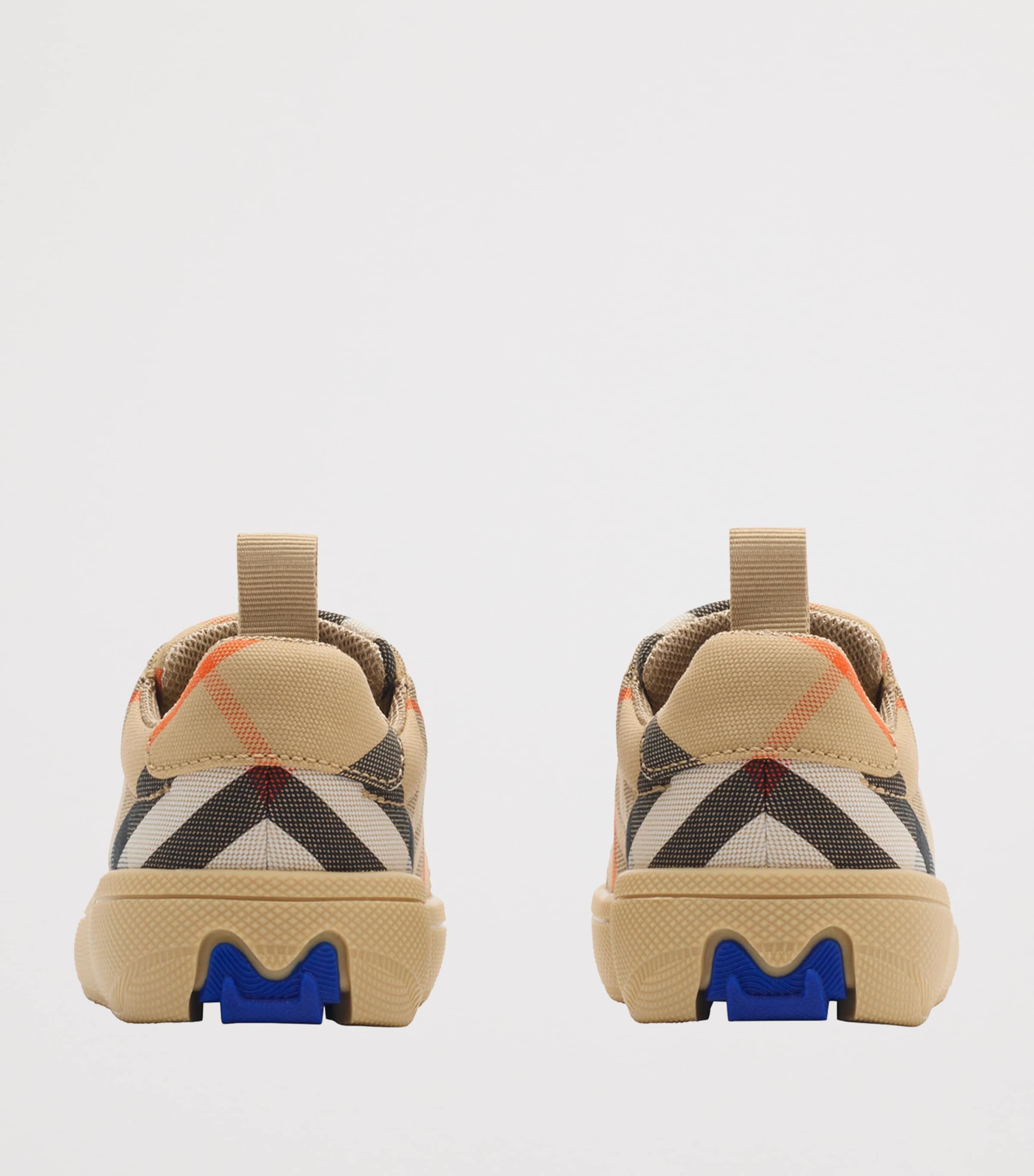Cotton Check Sneakers SAND IP CHECK Image 3