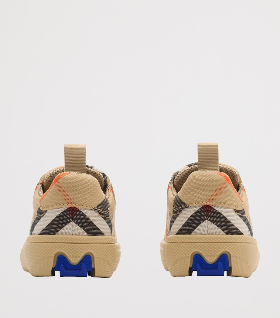 Cotton Check Sneakers SAND IP CHECK Image 3