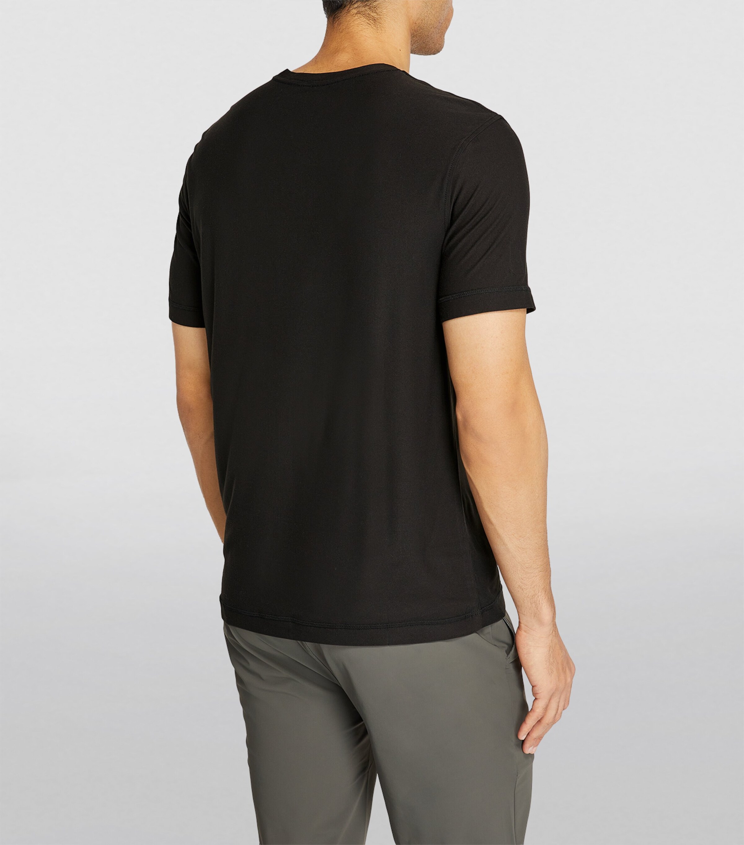 VUORI Mens Logo Strato Tech T-Shirt Blk/black Image 4