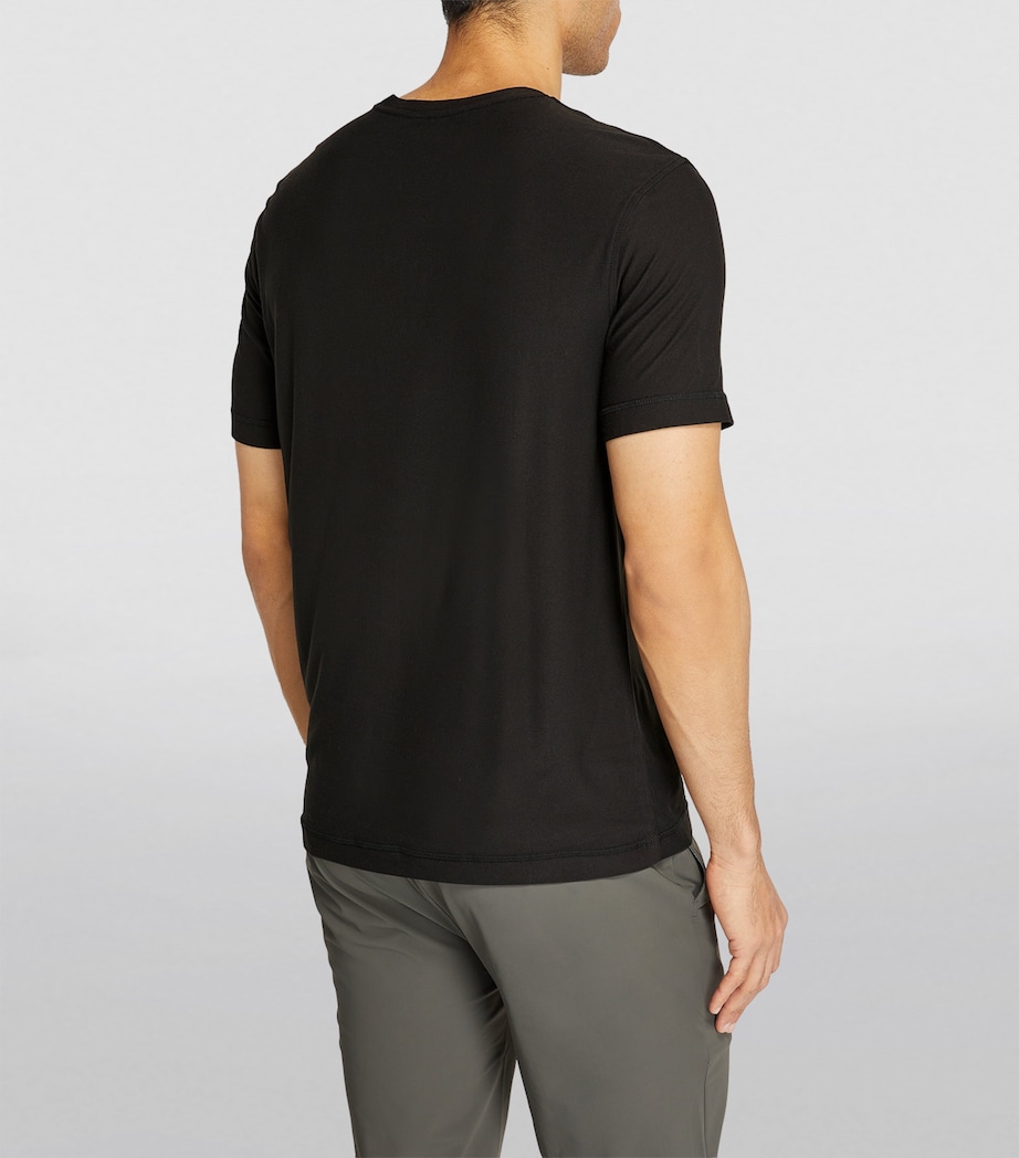 VUORI Mens Logo Strato Tech T-Shirt Blk/black Image 4