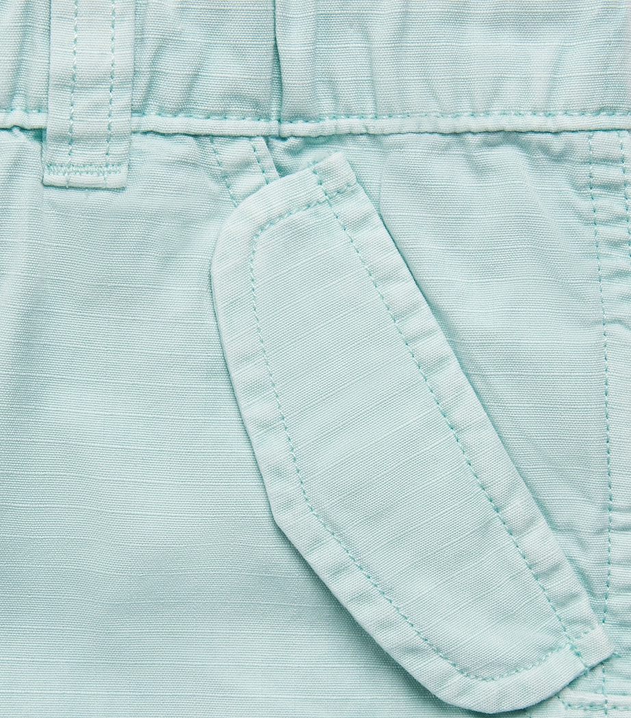 Ralph Lauren Kids Drawstring Shorts (2-7 Years) Parakeet Image 3