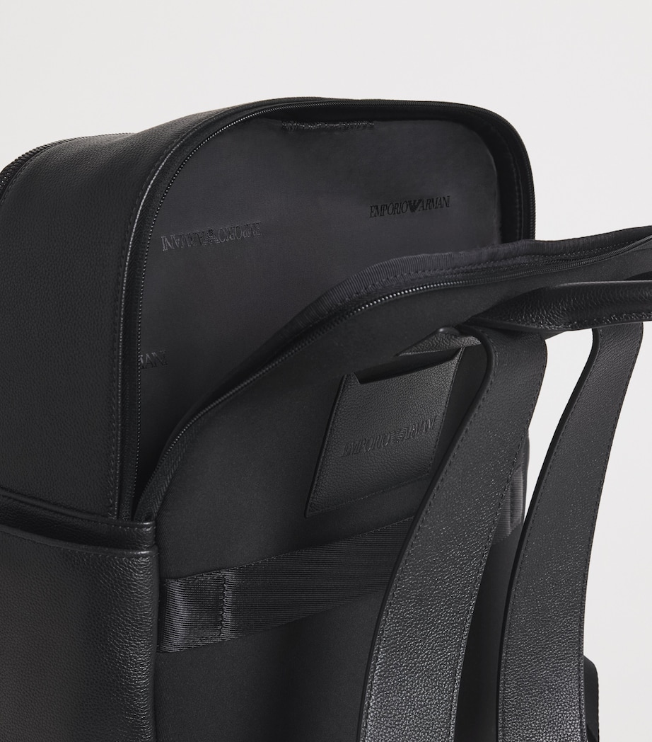 Emporio Armani Leather Backpack Image 5