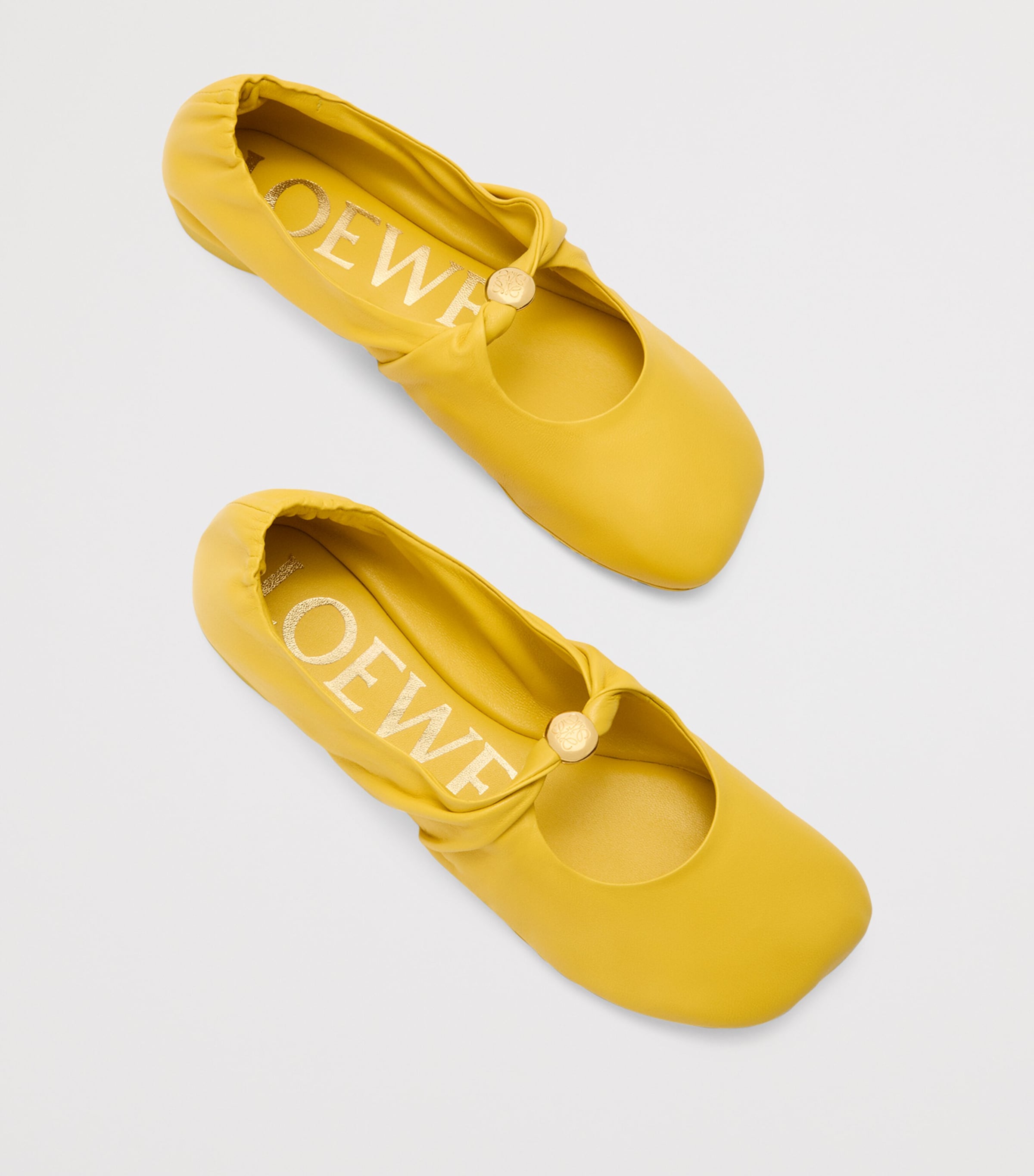 ★関税負担無し★ ※要在庫確認 LOEWE Pebble Ballerina Shoes LOEWE Lambskin Pebble Soft Ballet Flats | Harrods US