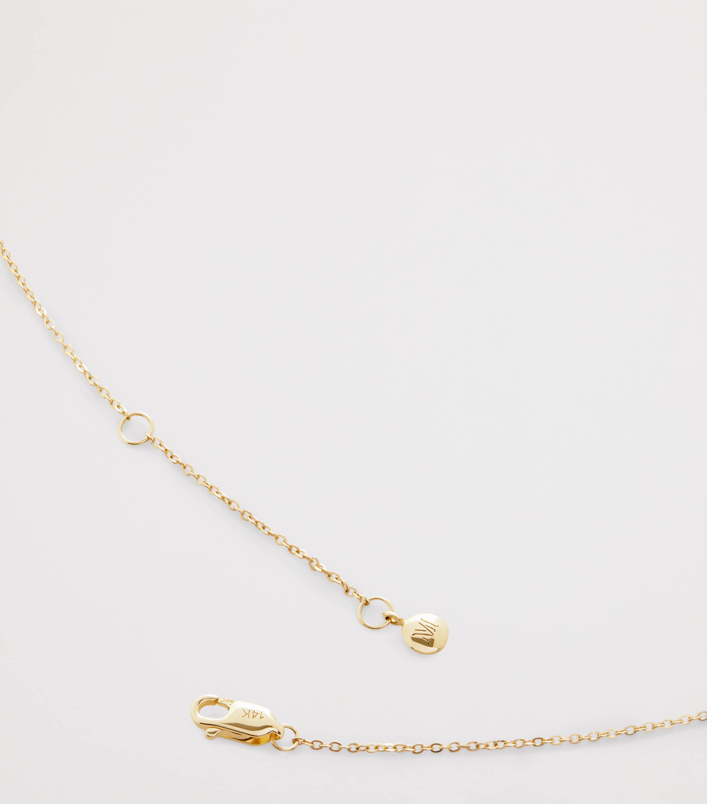 Yellow Gold Siren Locket Necklace 14K SOLID GOLD Image 2