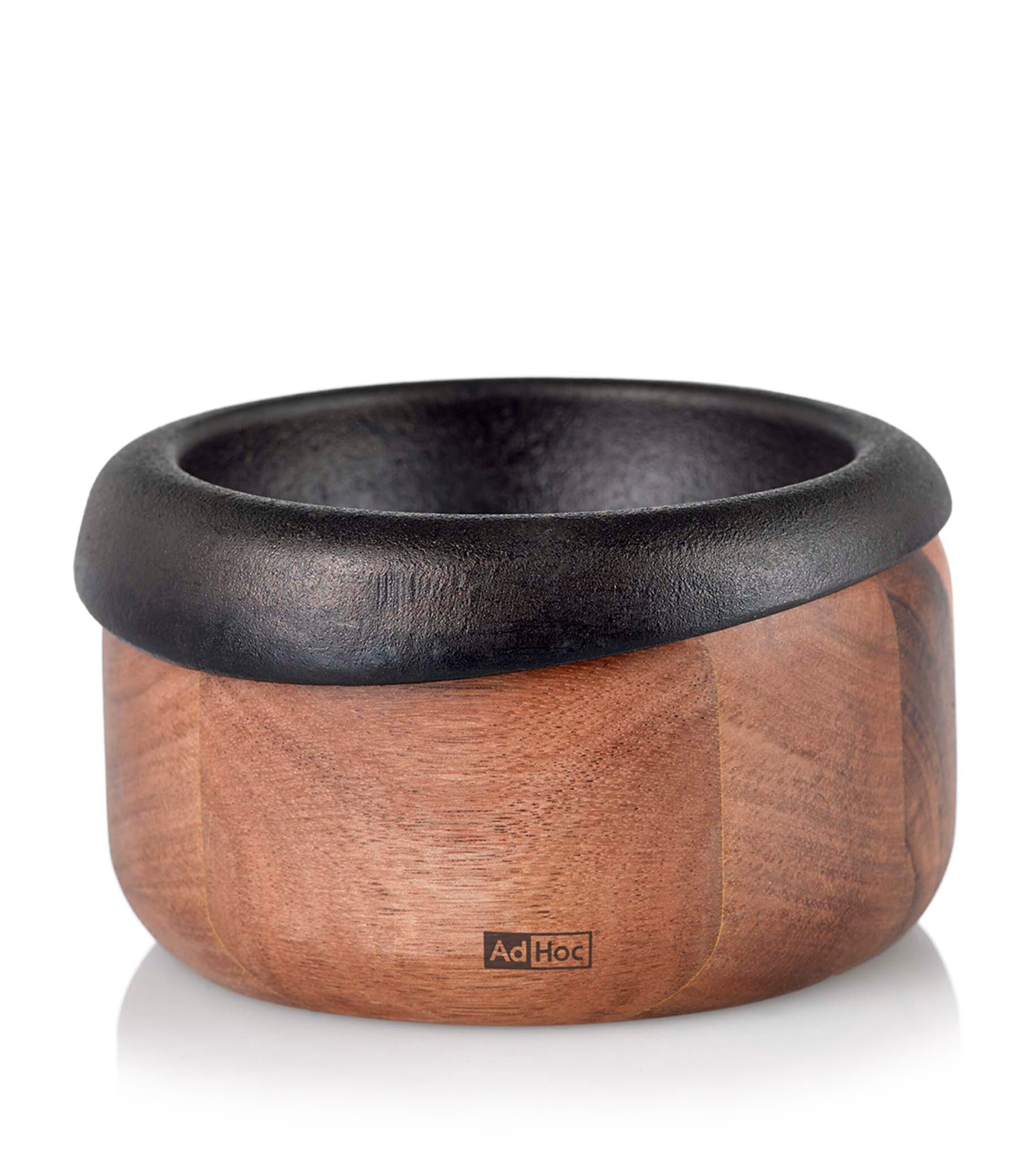 AdHoc Wood Crush Pestle and Mortar Brown Image 5