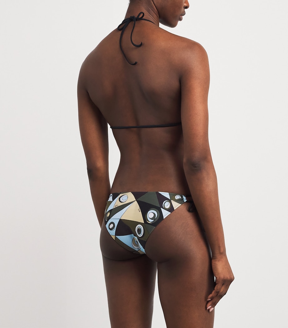 Occhi Triangle Bikini Top KHAKI BLUEP18 Image 3