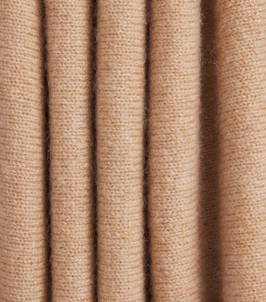 Le Kasha Womens Organic Cashmere Menorca Sweater Oat Image 6
