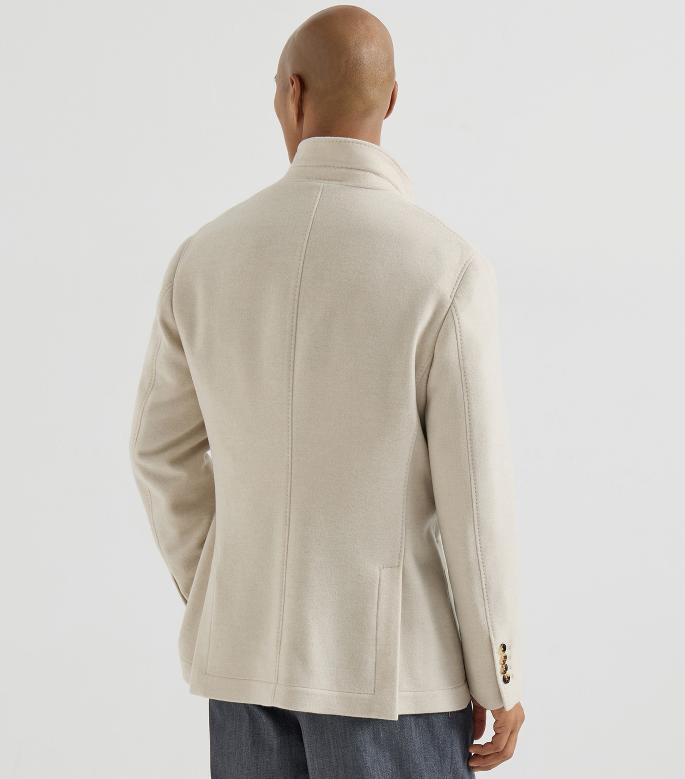 Brunello Cucinelli Mens Water-Resistant Cashmere Blazer Image 5