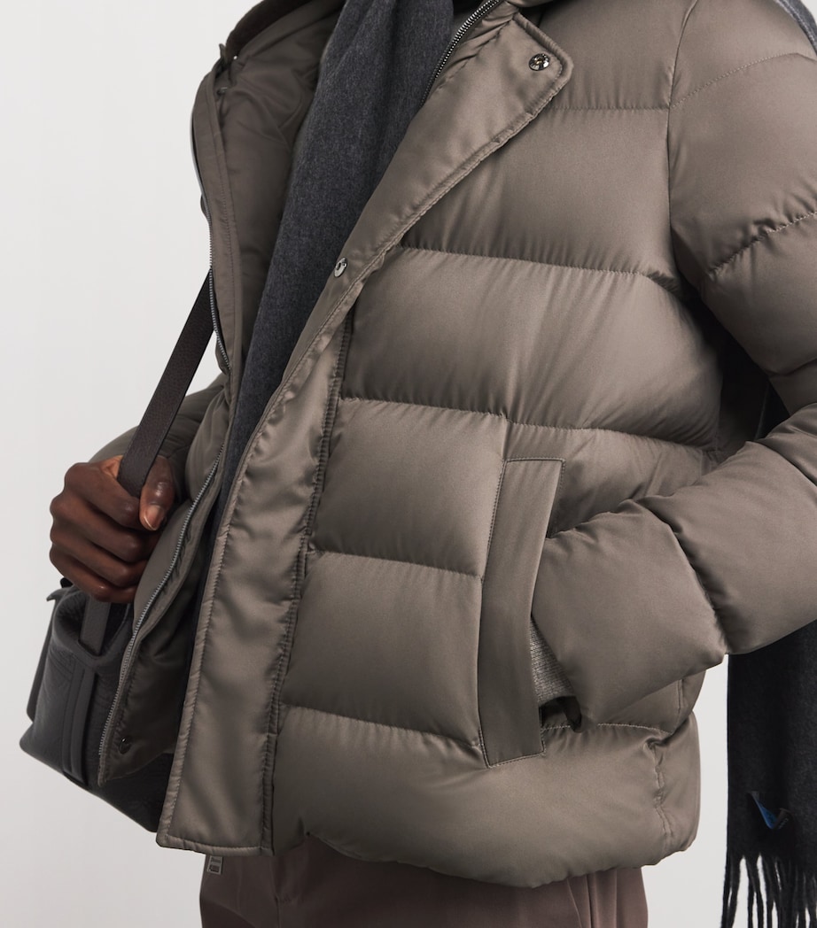 Down Bomber Jacket 2700 BEIGE Image 6