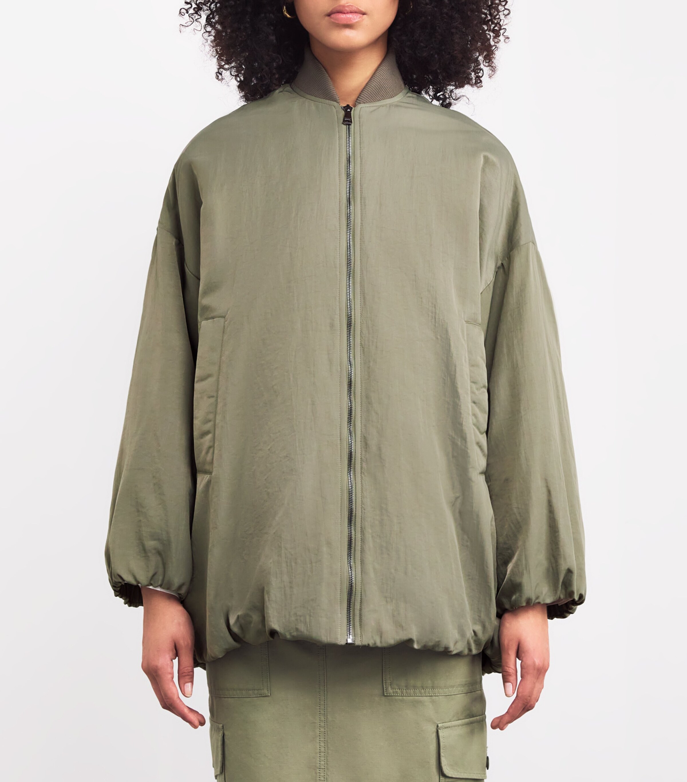 Weekend Max Mara Water-Repellent Oversized Bomber Jacket | Women Clothing | Coats & Jackets | Bomber Jackets | Designers | Weekend Max Mara | 5305 Weekend Max Mara Water-Repellent Oversized Bomber Jacket | Women Clothing | Coats & Jackets | Bomber Jackets | Designers | Weekend Max Mara | 5305