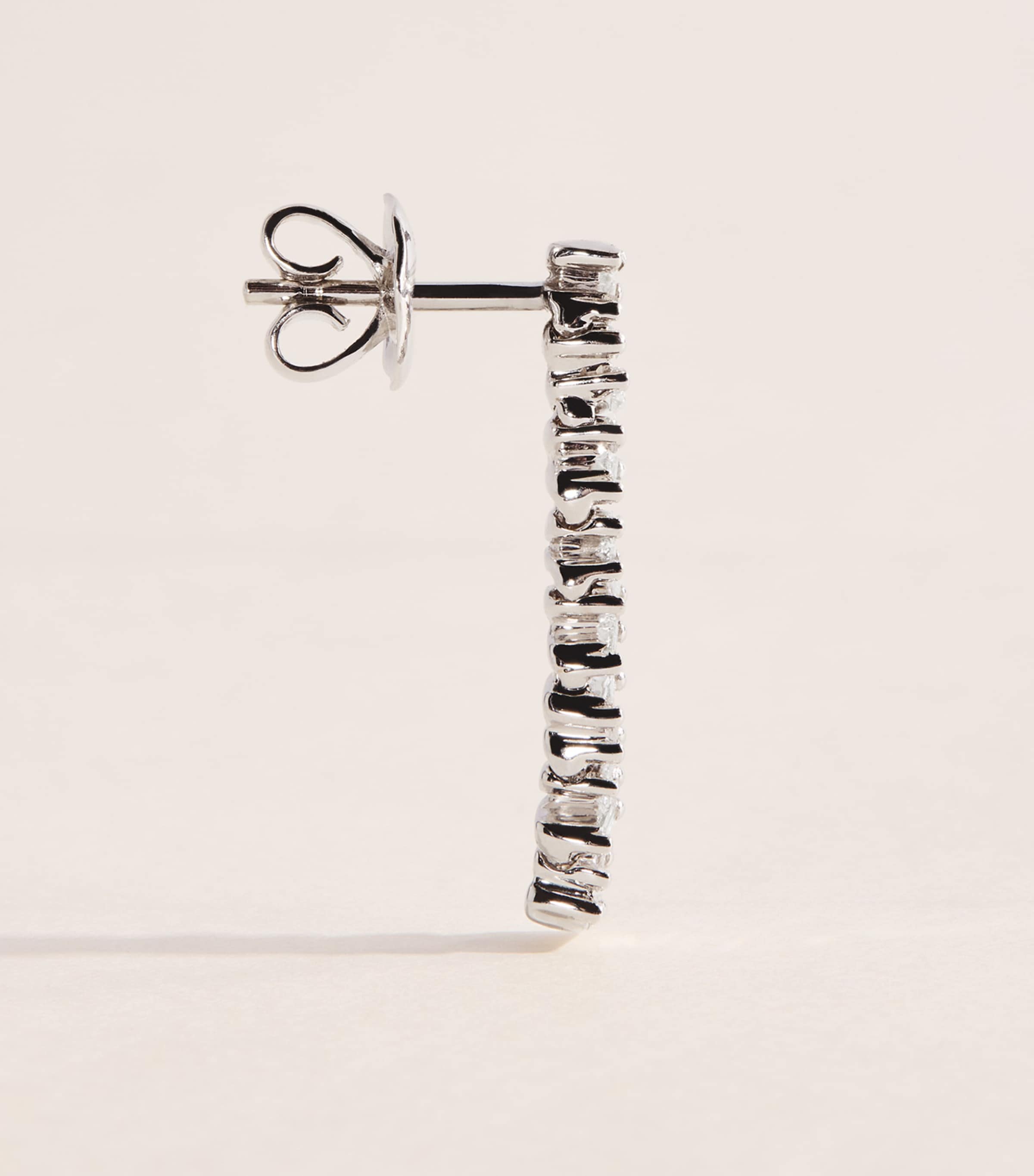 Suzanne Kalan White Gold and Diamond Classic Drop Earrings Wg/wd Image 3