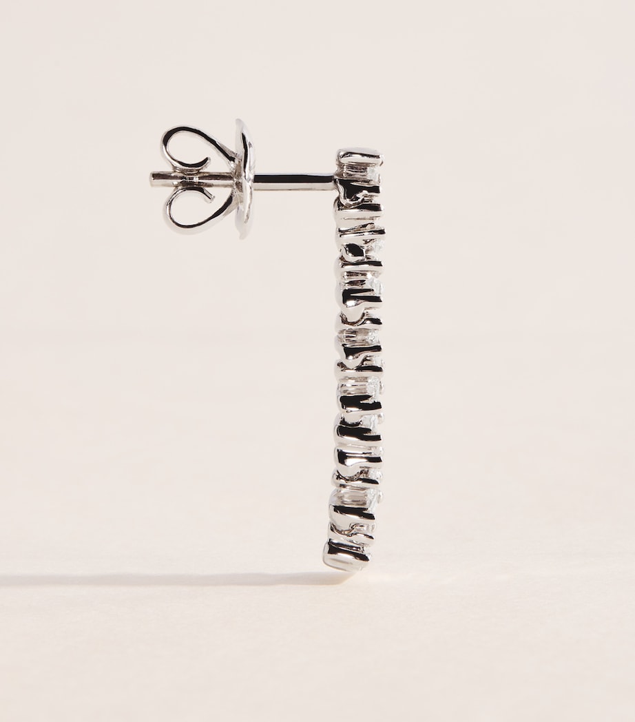 Suzanne Kalan White Gold and Diamond Classic Drop Earrings Wg/wd Image 3