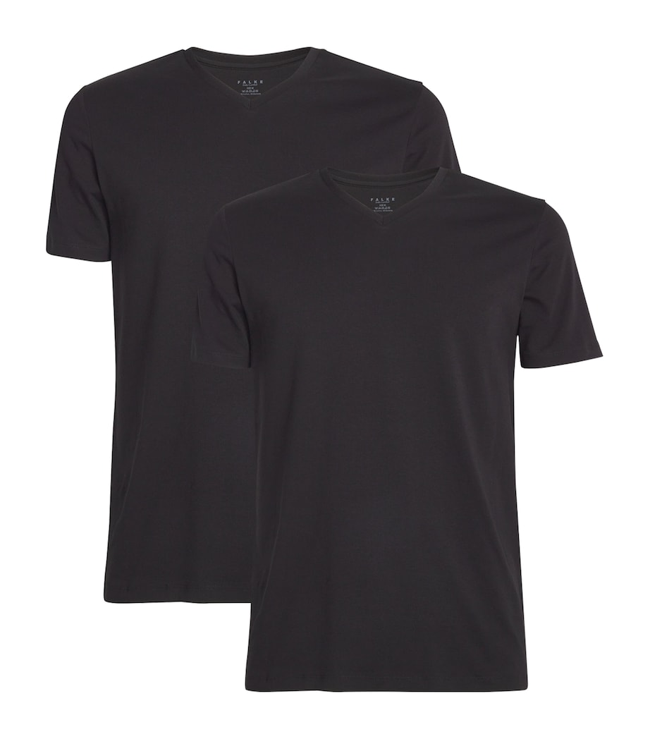 Cotton-Blend Daily Comfort T-Shirt (Pack of 2) 3000/BLACK Image 1