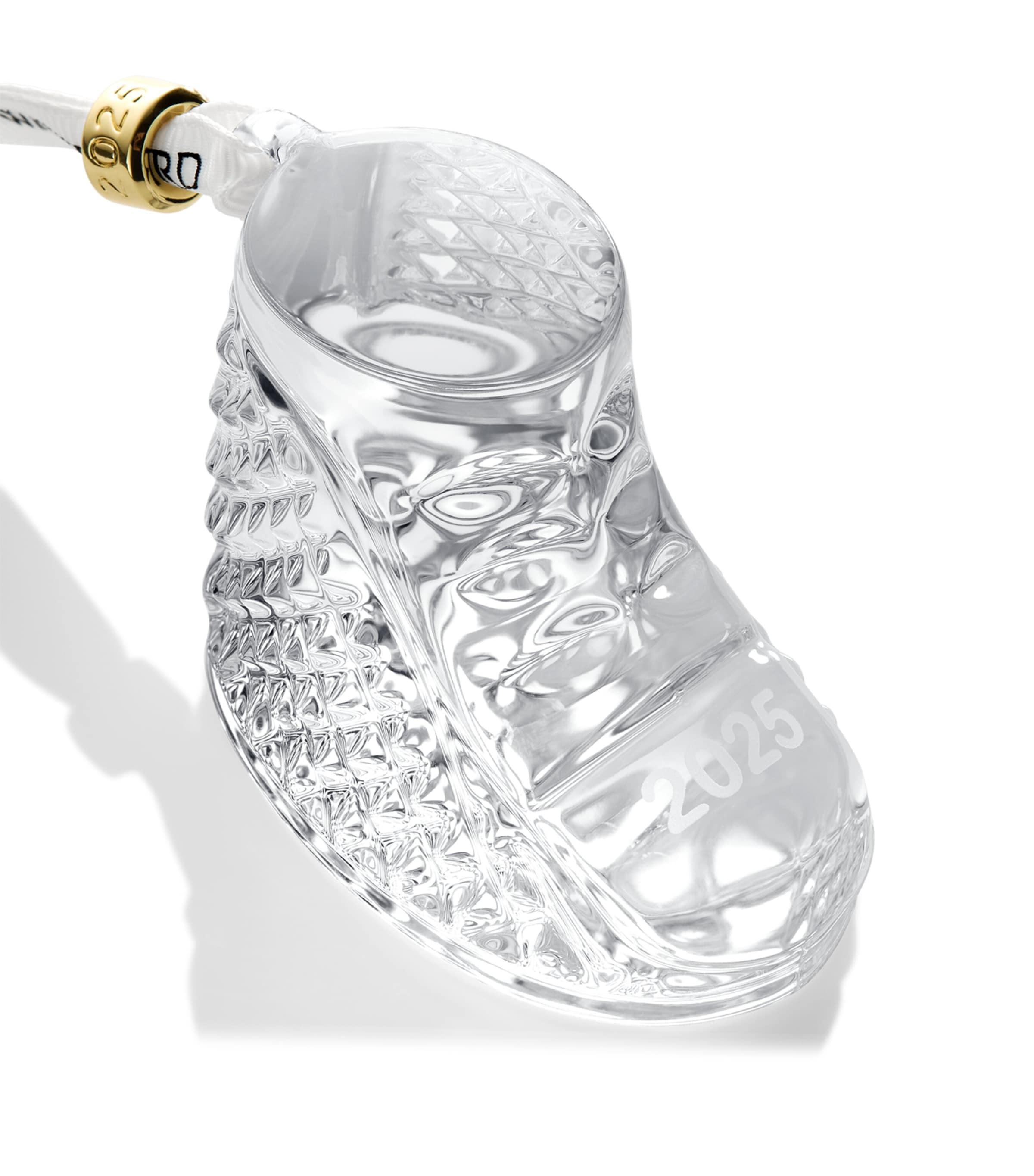 Crystal Baby's First Boot Tree Decoration 2025 CLEAR Image 4