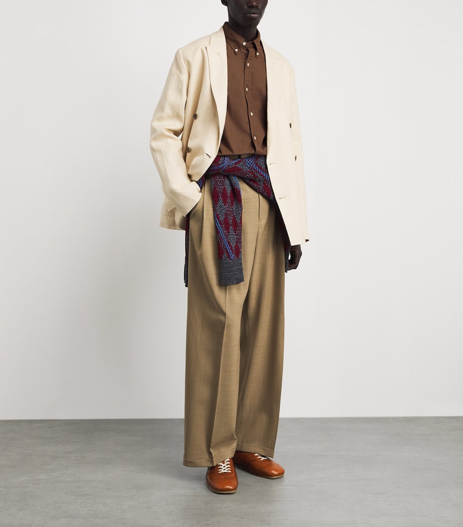 Polo Ralph Lauren Mens Cotton Garment-Dyed Oxford Shirt Chestnut Image 2