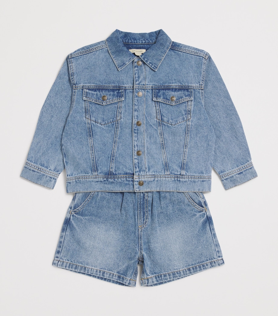 KONGES SLOJD Magot Denim Jacket (18 Months-10 Years) Denim Image 3