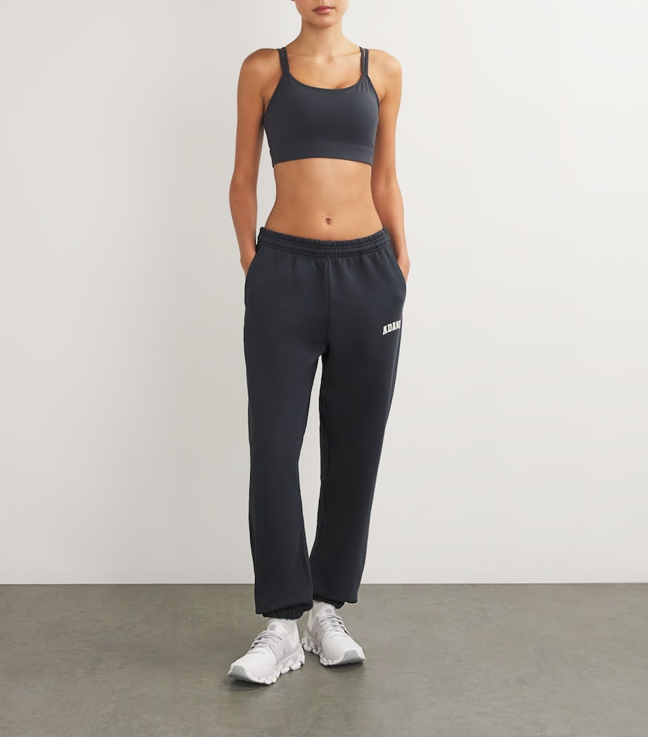 Organic Cotton Varsity Sweatpants MIDNIGHT BLUE Image 2