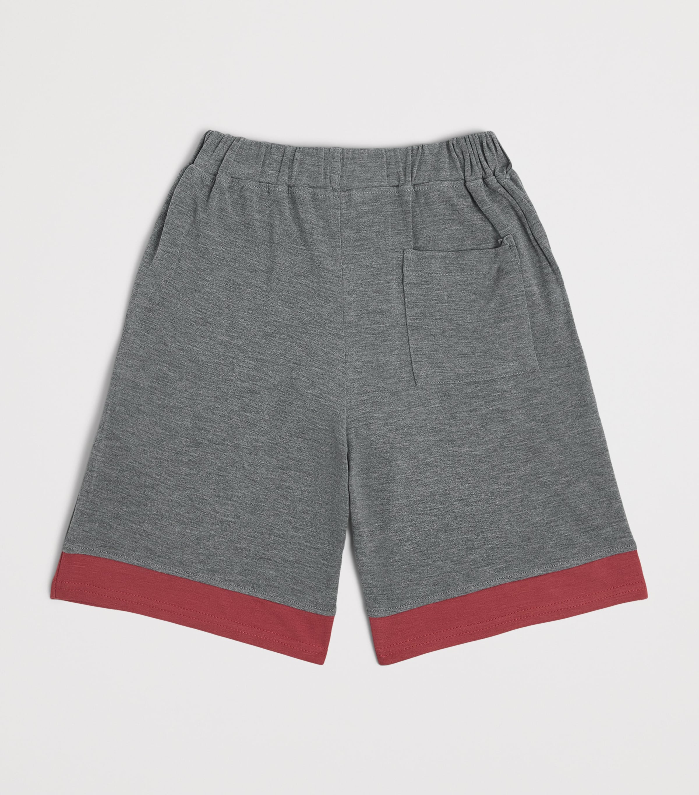 Homebody Kids Jersey Marlow Pyjama Shorts (4-16 Years) Mid Grey Image 2