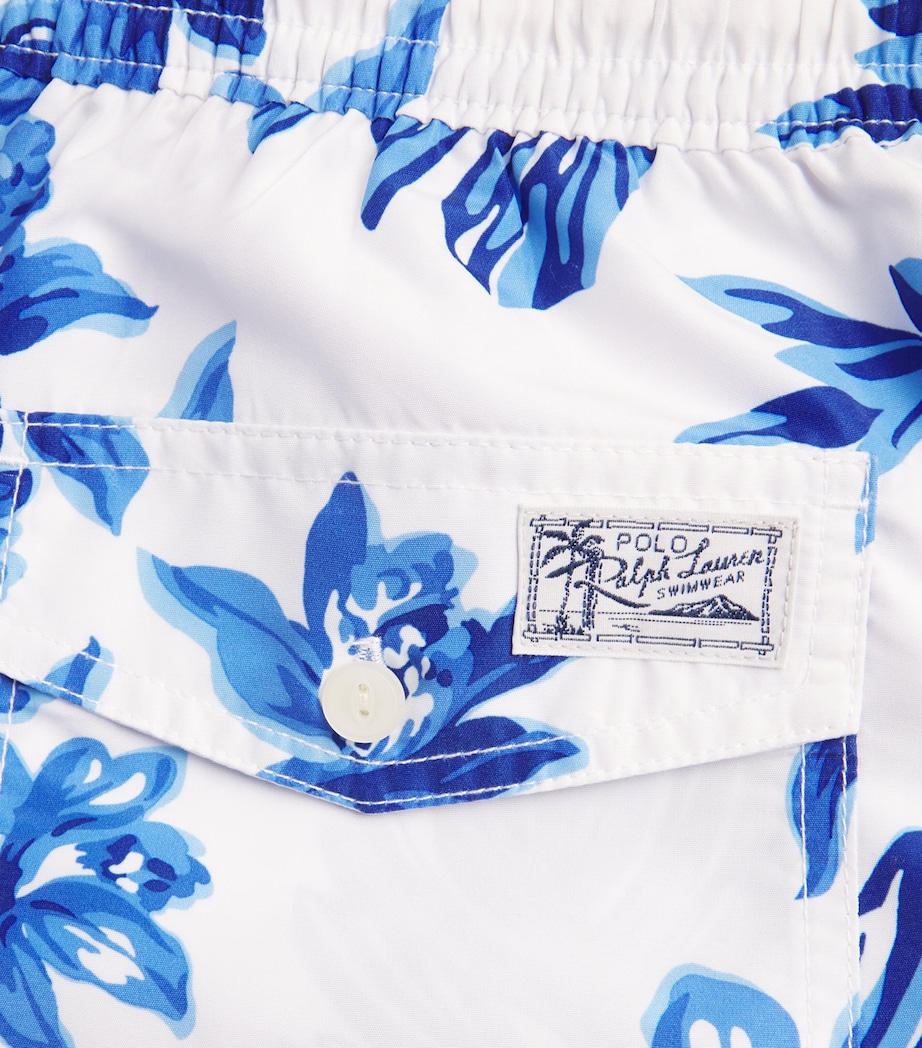 Polo Ralph Lauren Mens Tropical Print Swim Shorts White Tropical Image 5