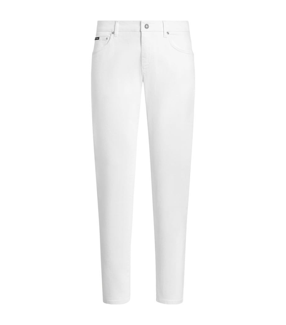 Dolce&Gabbana Mens Slim Jeans Combined Colou Image 1