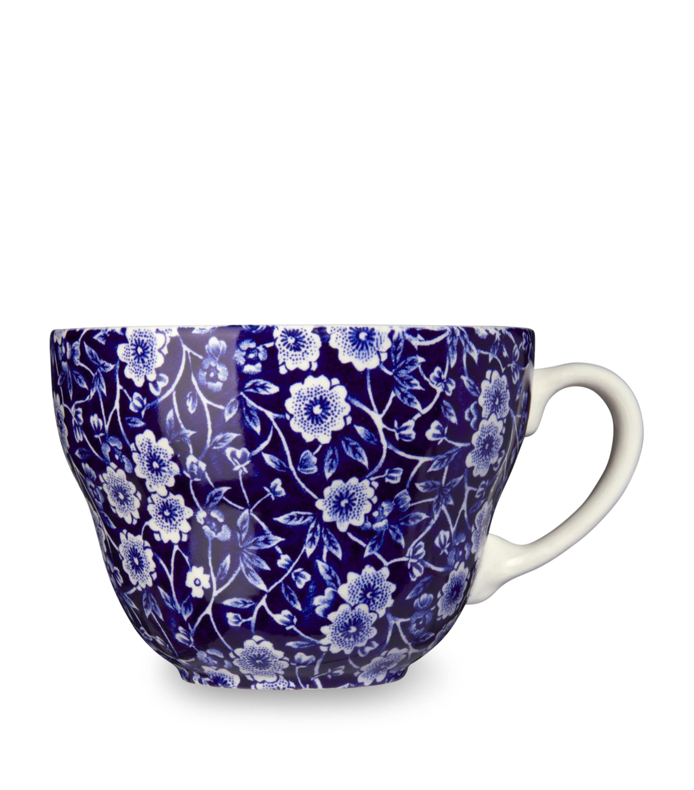 Shop Burleigh Blue Calico Breakfast Cup And Saucer