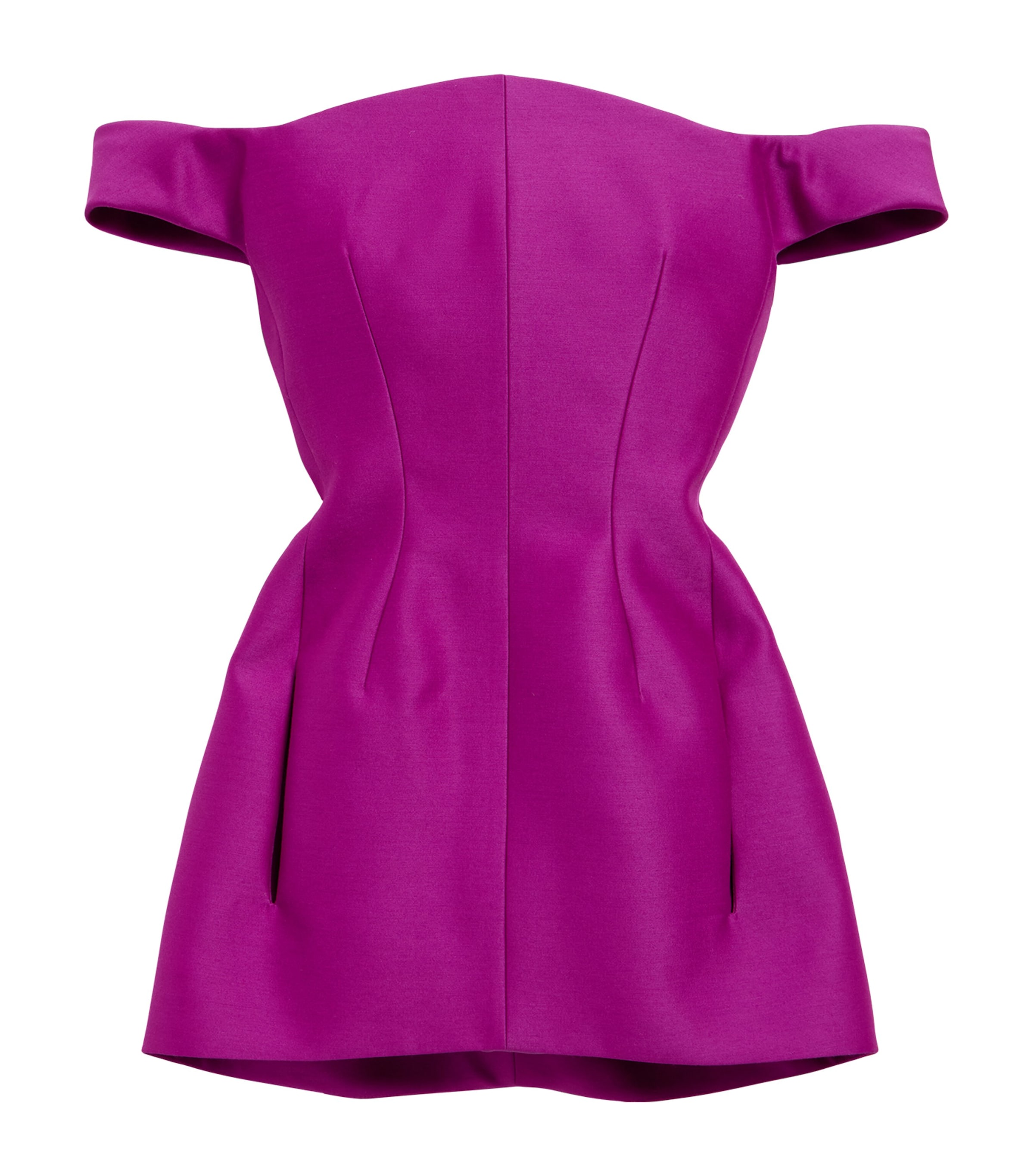 Balenciaga Womens Wool-Silk Mini Dress Image 1