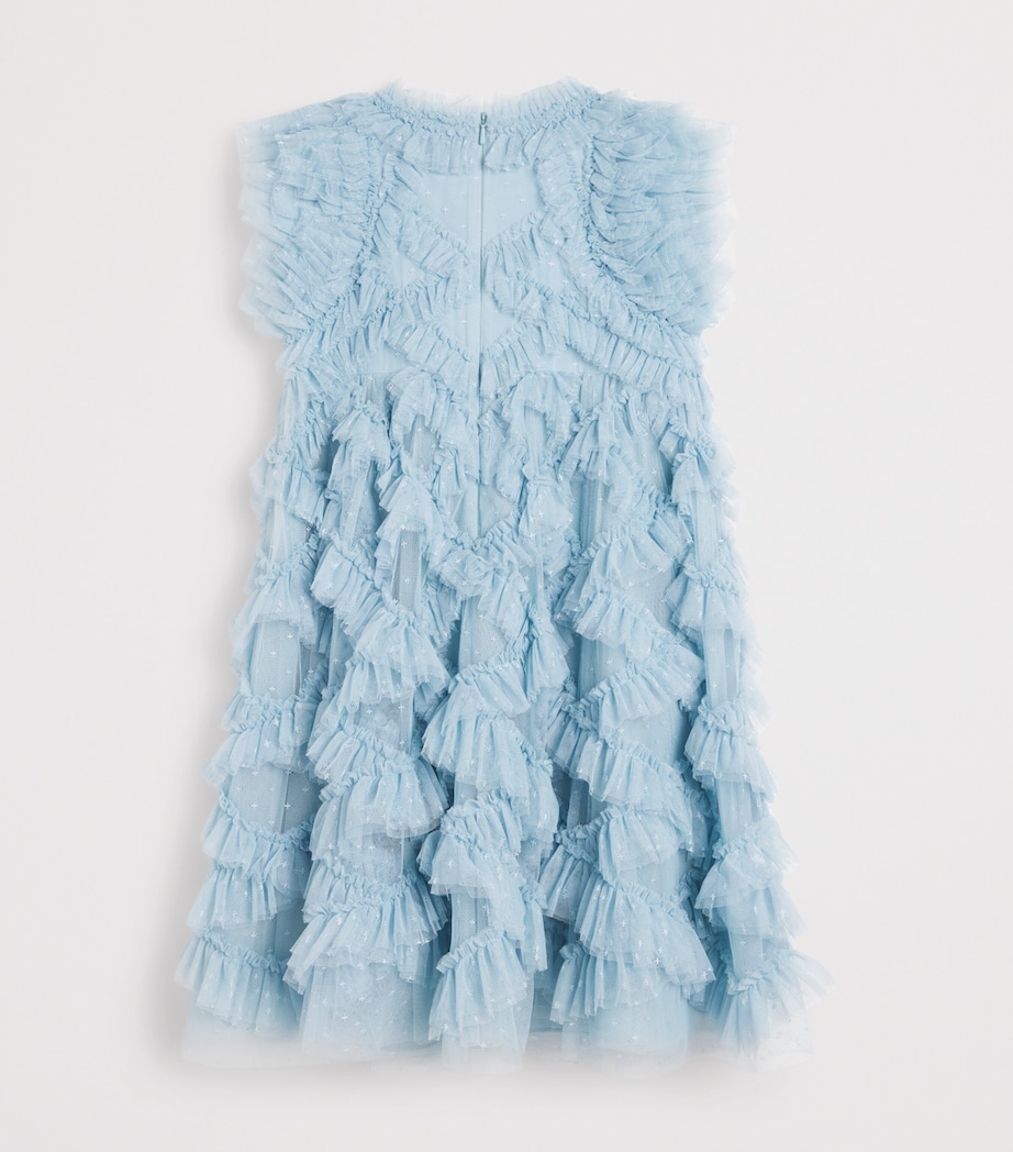 Needle & Thread Tulle Ruffled Genevieve Dress (4-6 Years) Aqua Image 2