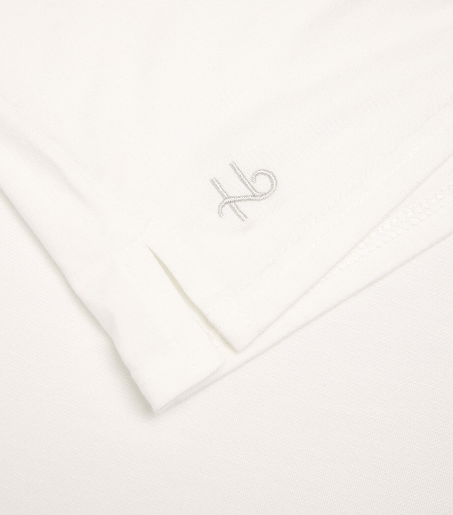 Stretch-Modal Lounge Classic T-Shirt WHT-WHITE Image 5