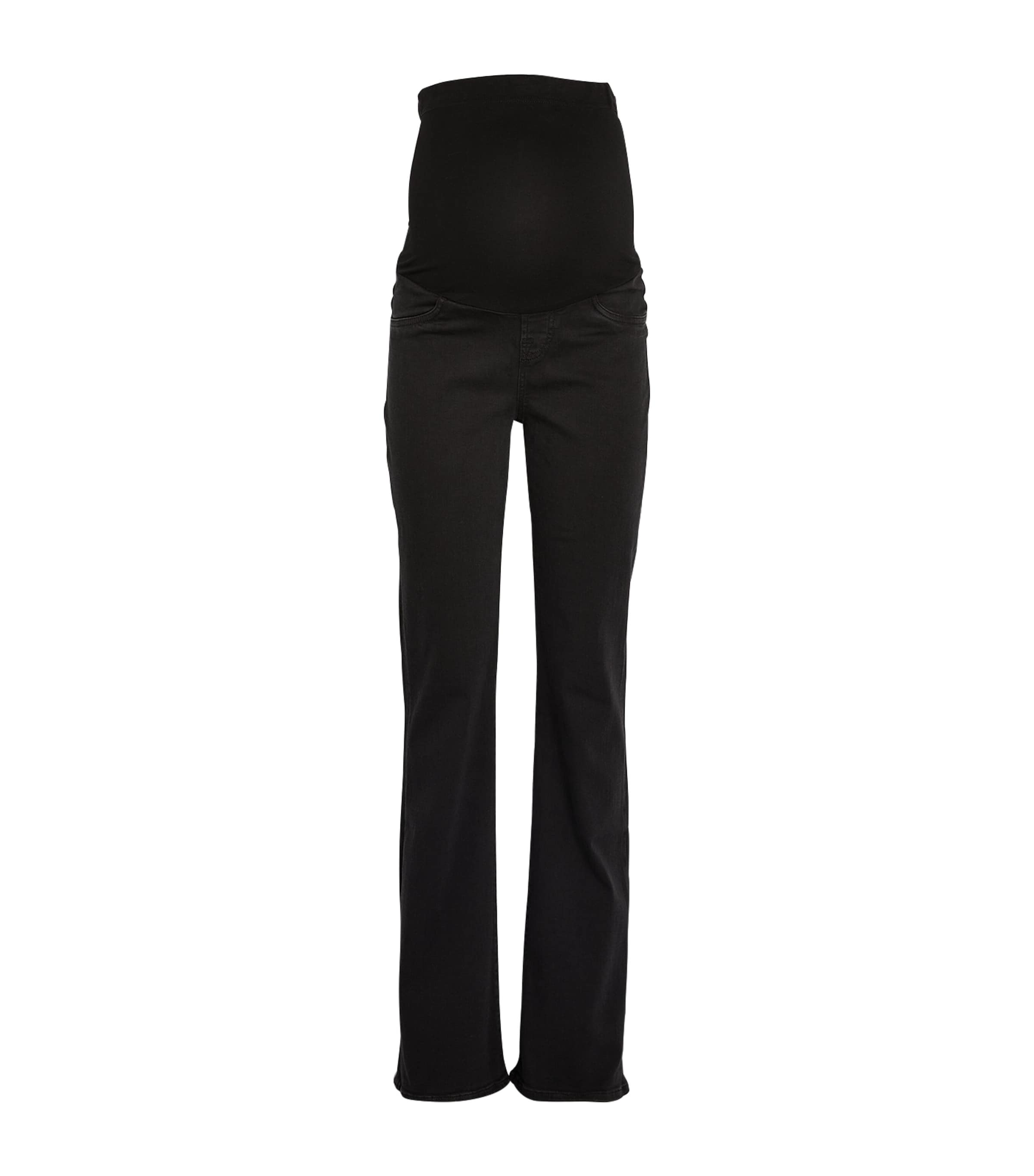 7 For All Mankind Maternity Bootcut Jeans In Black