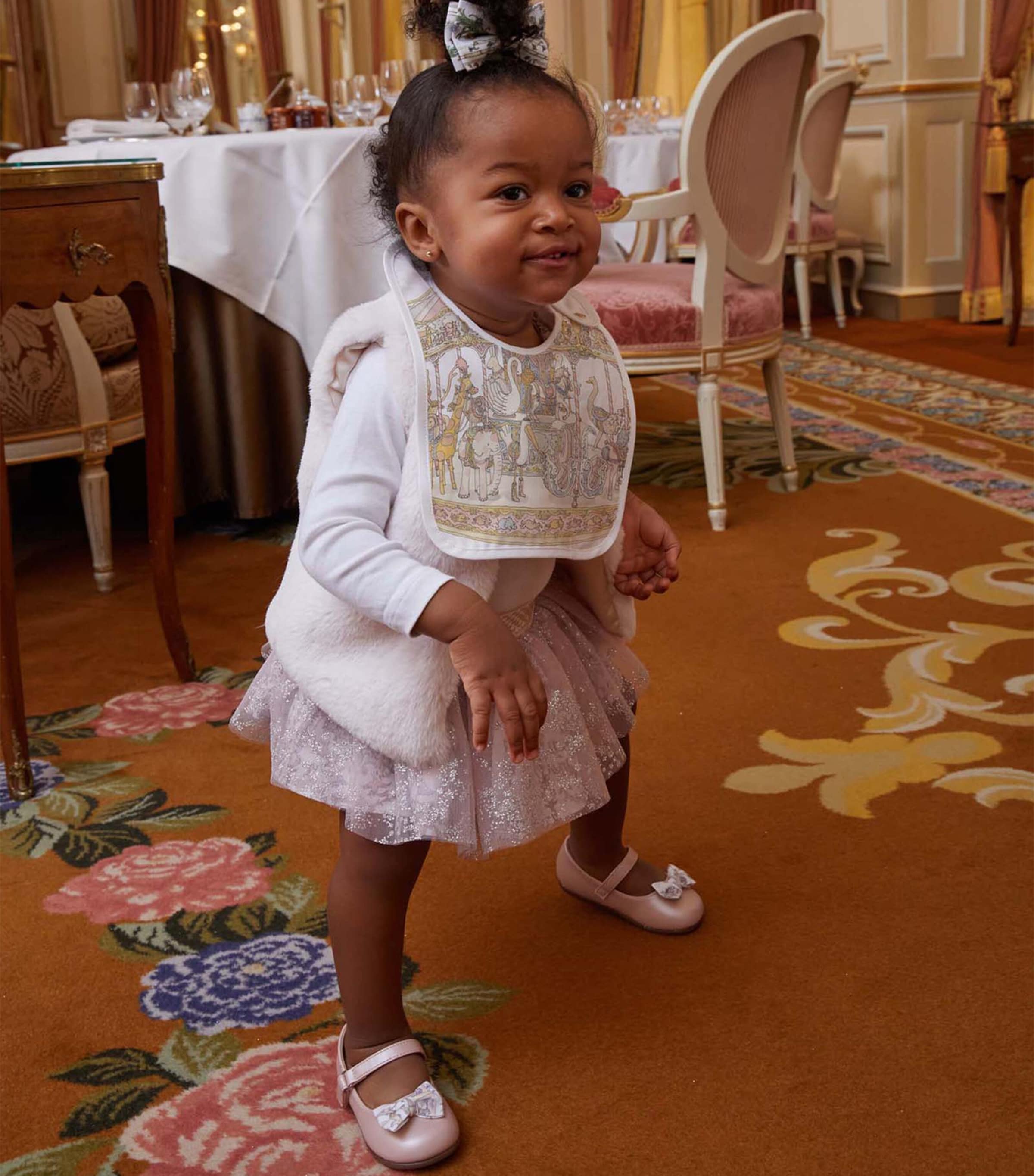 Carousel Blanket, Bib and Bag Gift Set MULTI Image 9