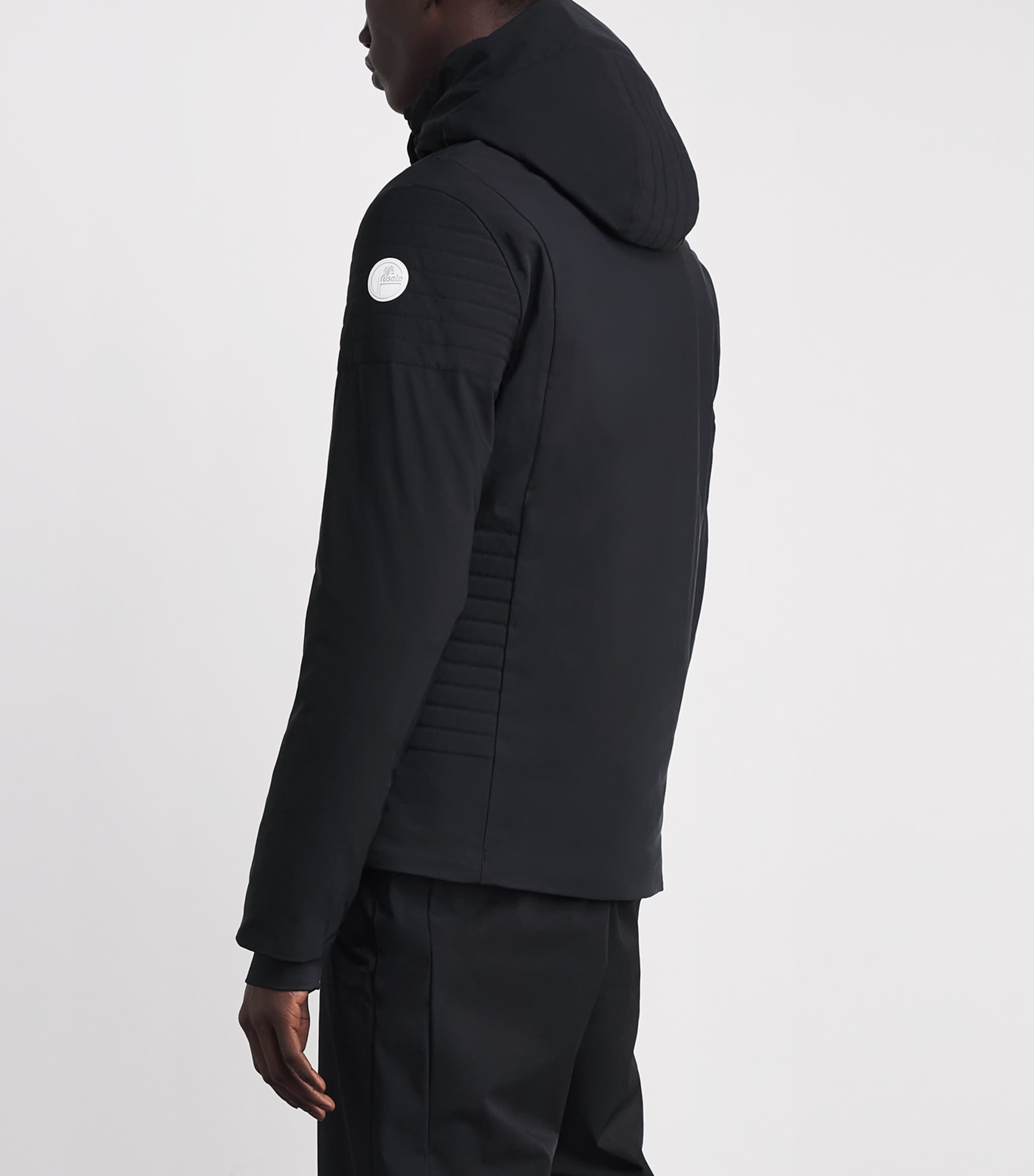 Padded Power Ski Jacket 01091 NOIR/NEIGE Image 4