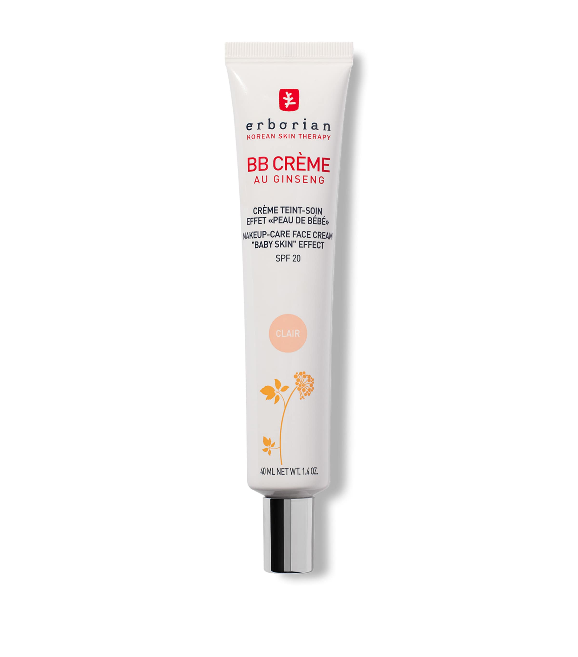 ERBORIAN BB Crème Au Ginseng (40ml) Clair Image 1