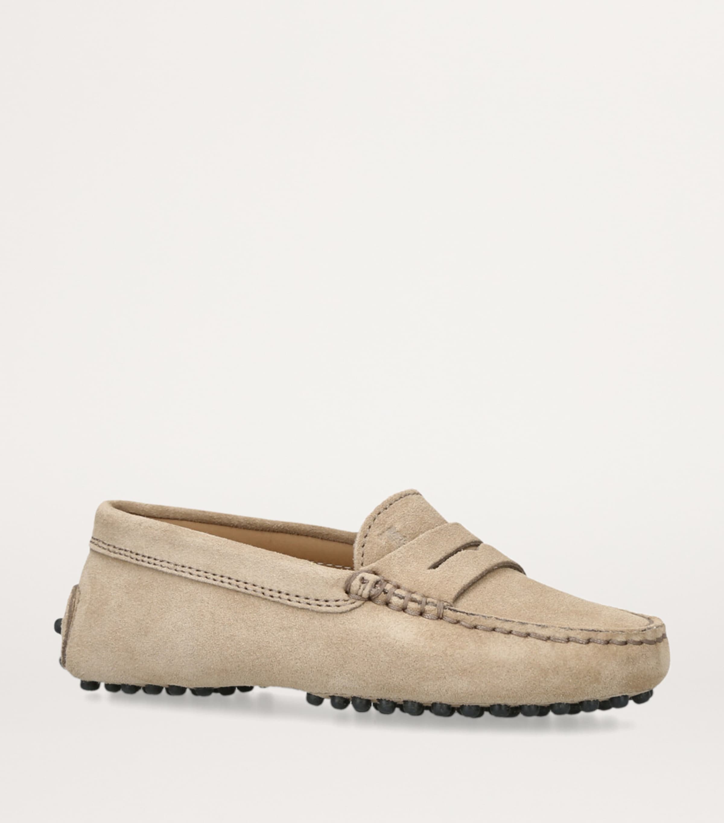 Suede Gommini Loafers TAUPE Image 3