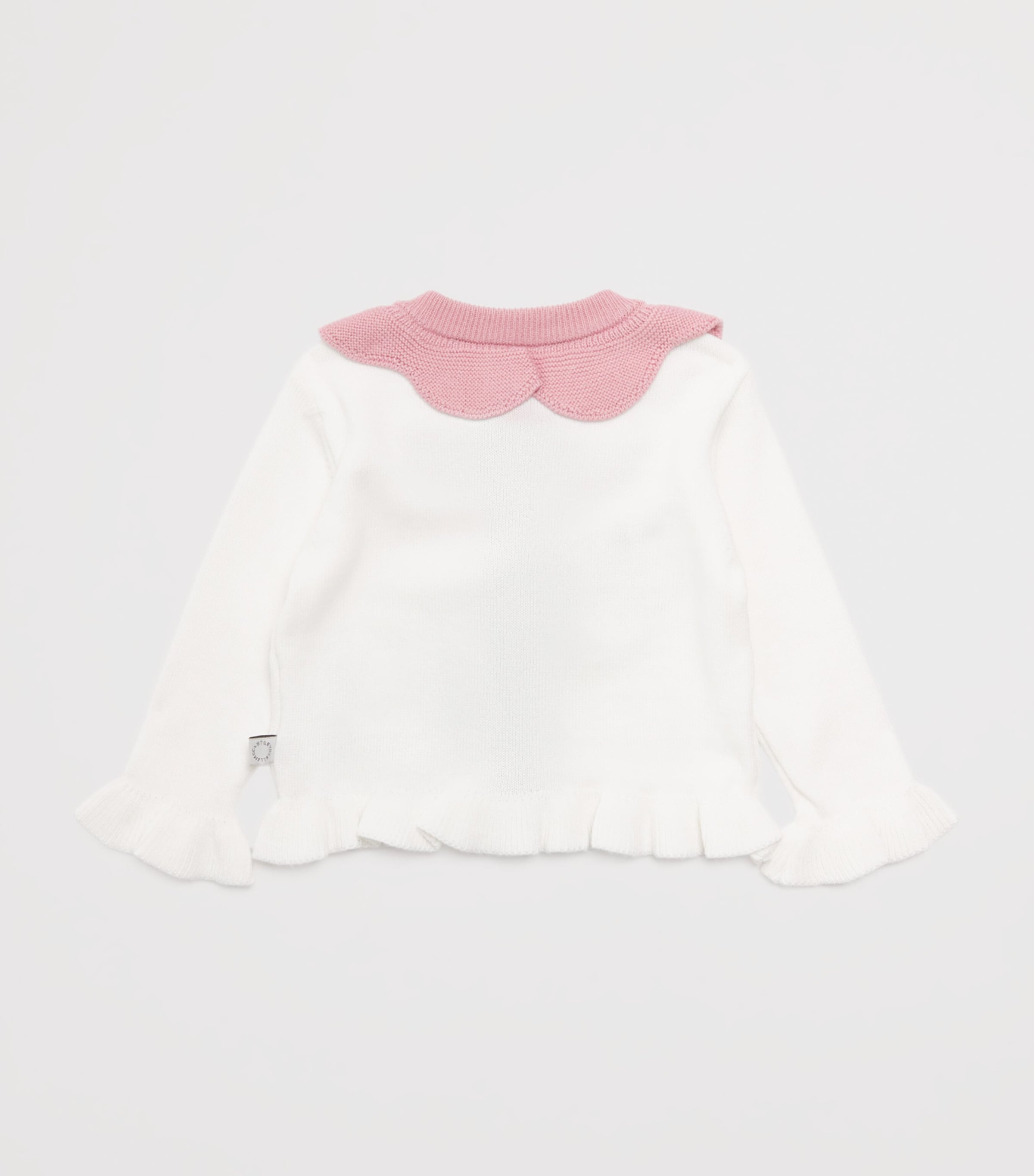 Crocheted Flower Cardigan (6 Months - 3 Years) 101IVORY Image 2