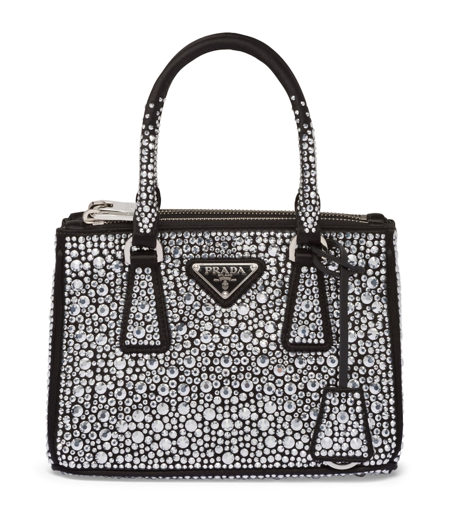 Prada Mini Embellished Galleria Top-Handle Bag Image 1