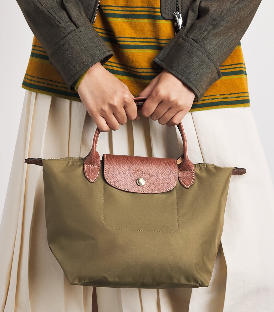 Longchamp Small Le Pliage Original Handbag Olive Image 2