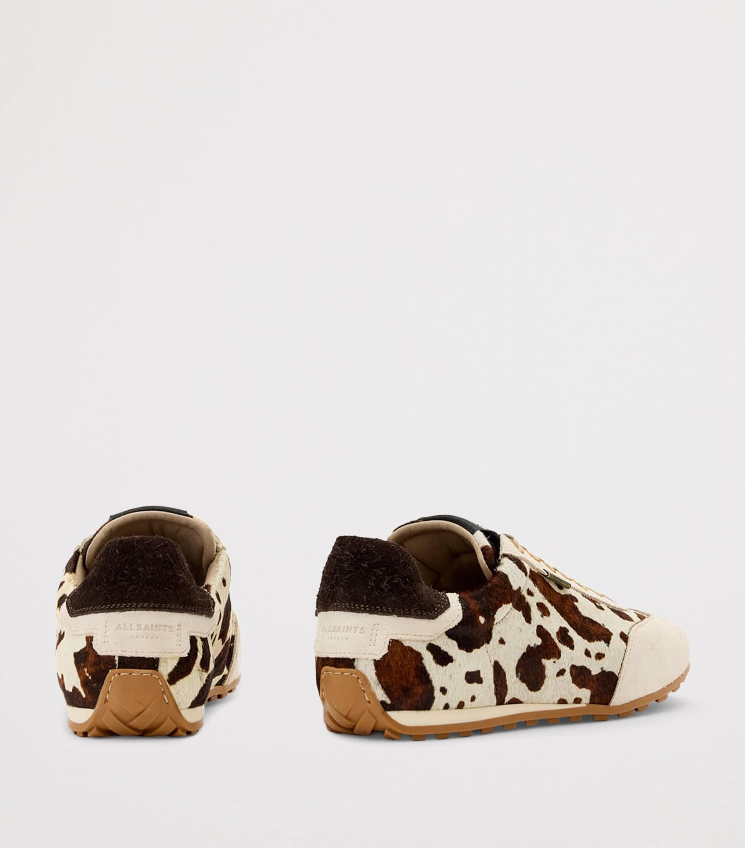 AllSaints Cow Print Liam Sneakers Cow Print Image 6