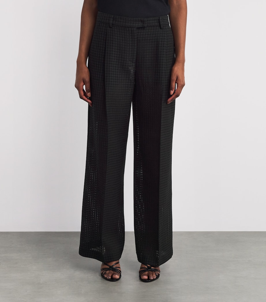 Crochet La Scala Trousers BL01 SOLID Image 3