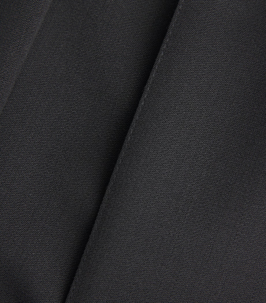 Straight Tailored Trousers BLACK Image 5