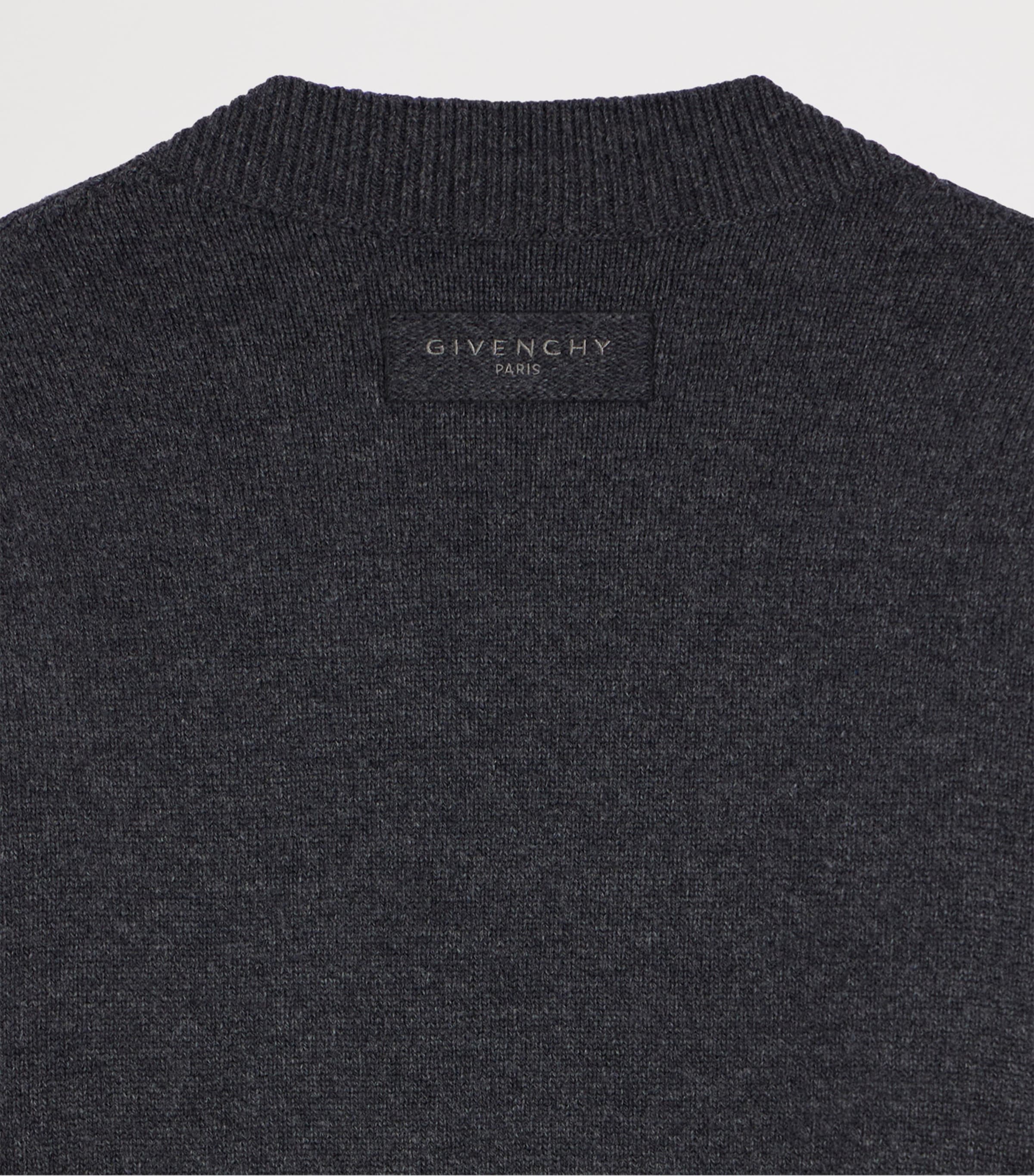 Givenchy Womens Wool Square-Neck Sweater Image 6