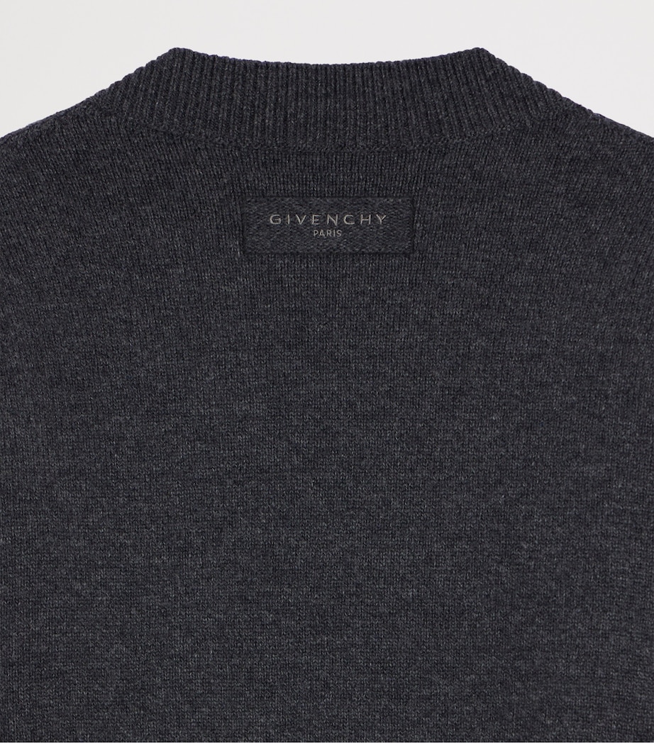 Givenchy Womens Wool Square-Neck Sweater Image 6