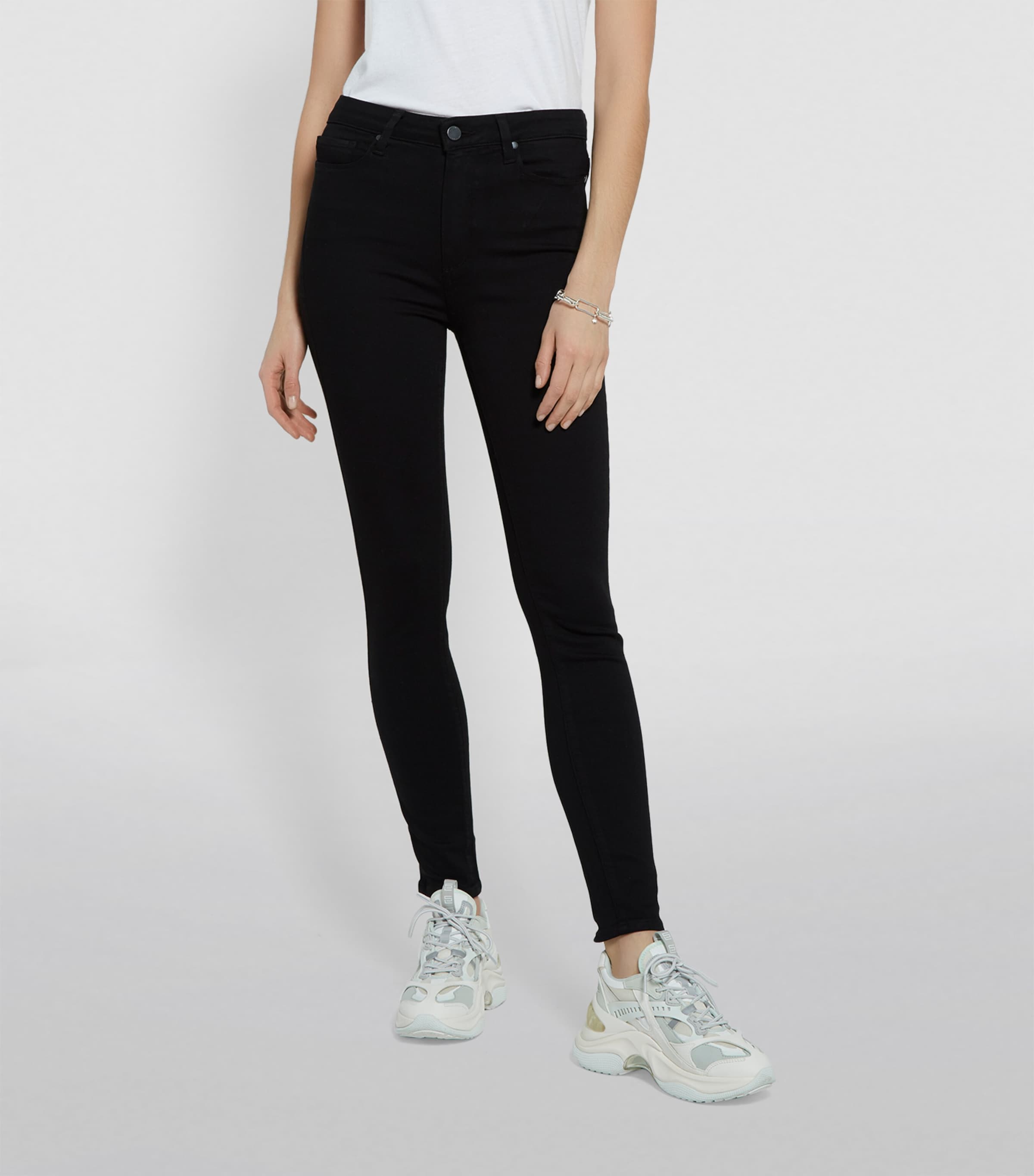 Margot High-Rise Ultra Skinny Jeans BLACK SHADOW Image 3