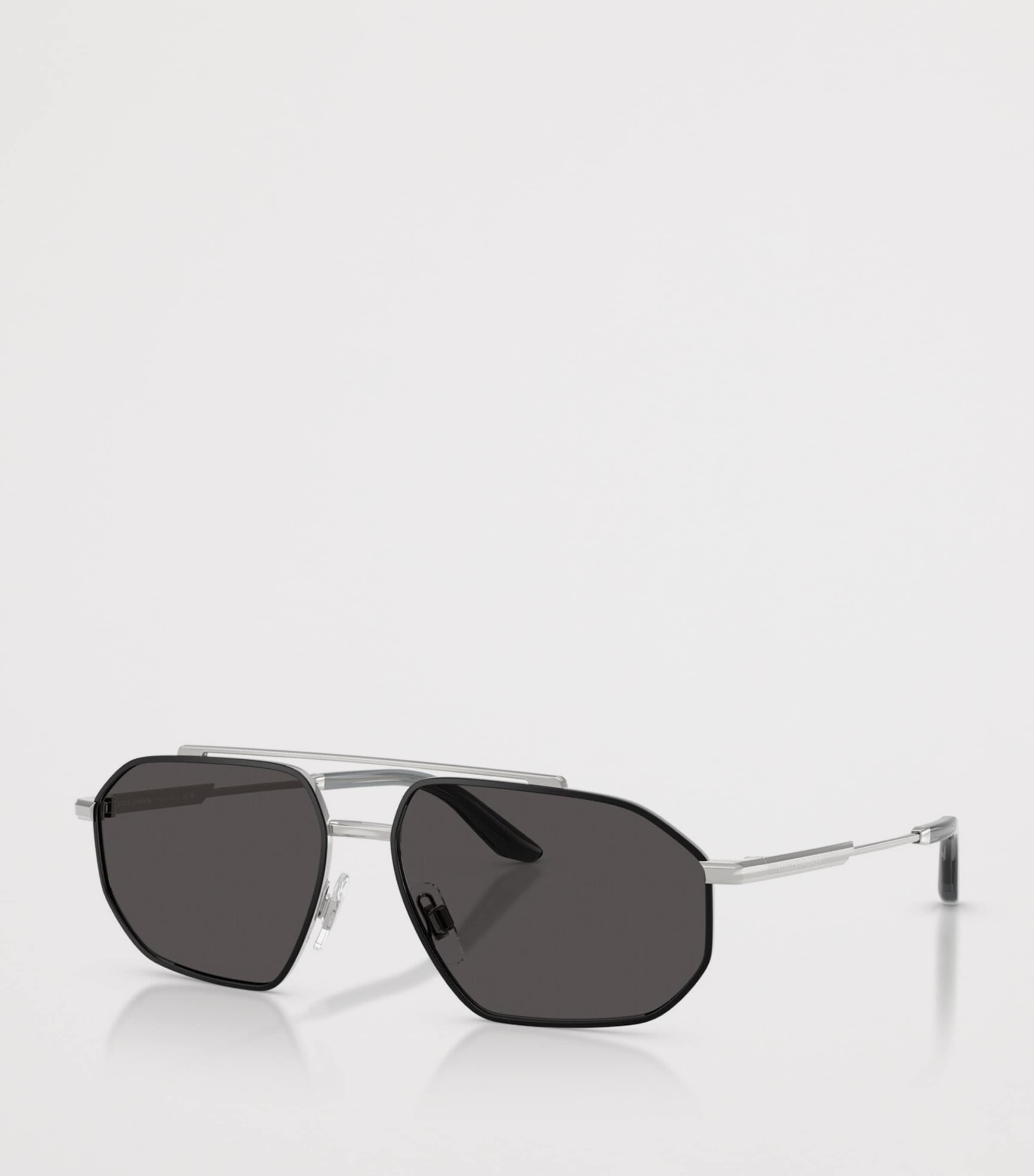 Dolce&Gabbana Metal Pilot Sunglasses Silver Image 2