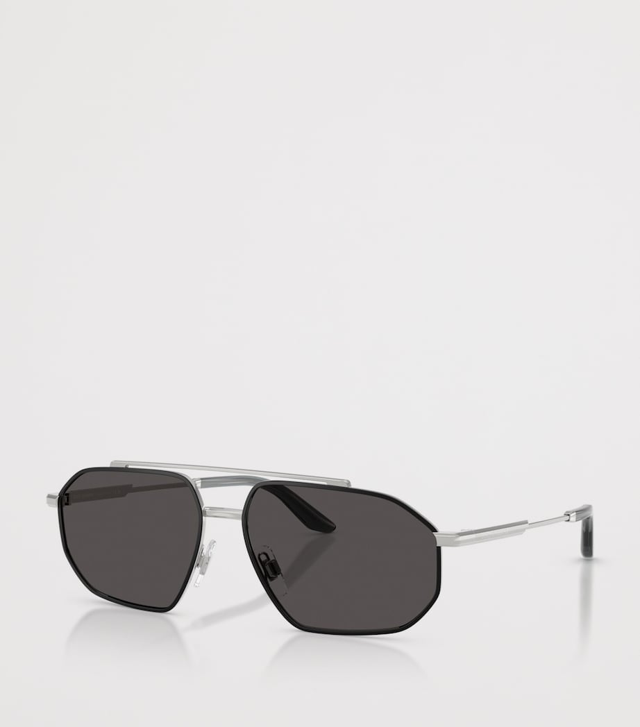 Dolce&Gabbana Metal Pilot Sunglasses Silver Image 2